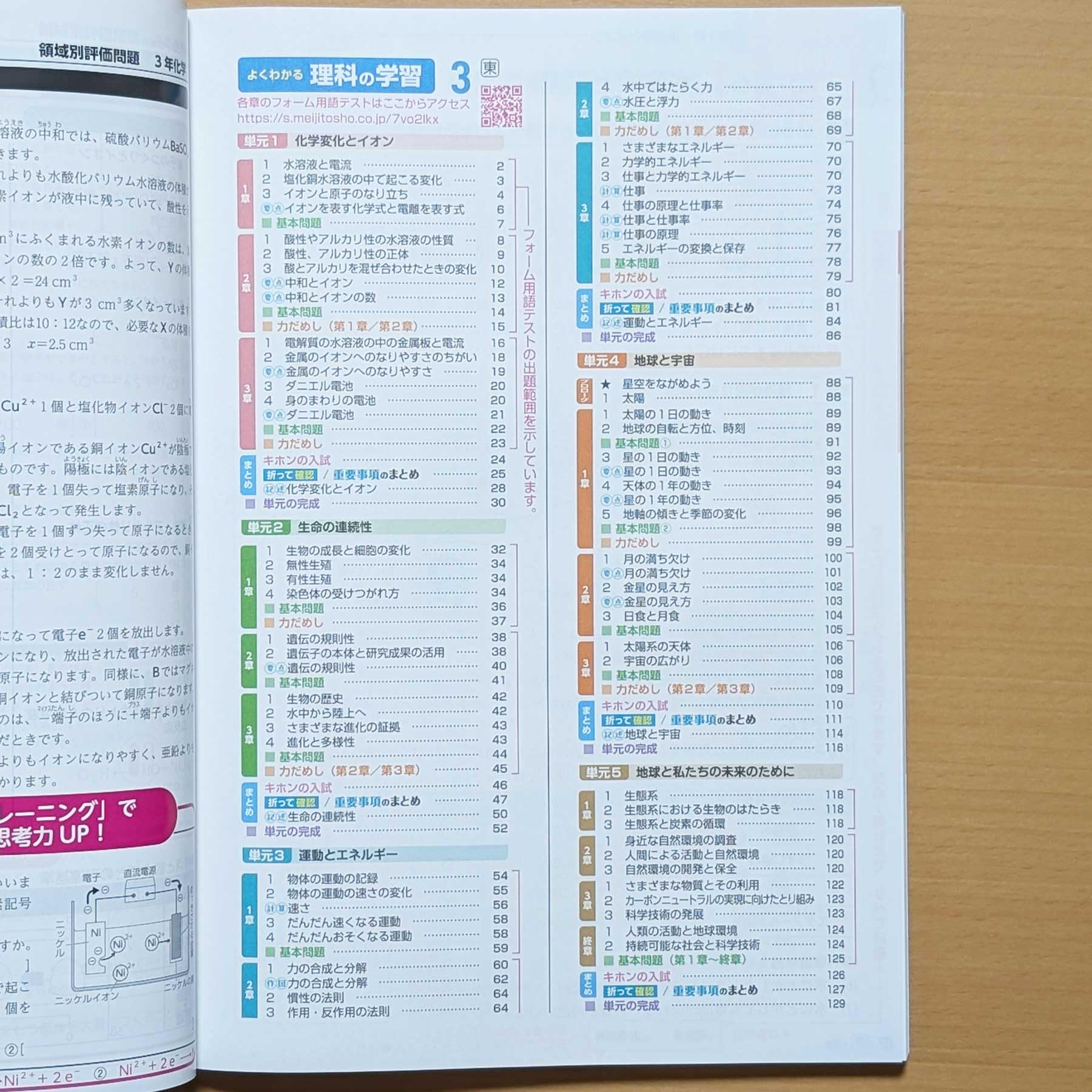 Amazon.co.jp: 2026年度版「よくわかる理科の学習 3年 東京書籍版