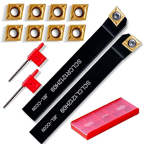 Miniatura 8 de Herramienta de torneado para torneado, soporte de roscado, 21 unids - 7 unids 12 "soporte de roscado barras de taladrado+14 piezas insertos de