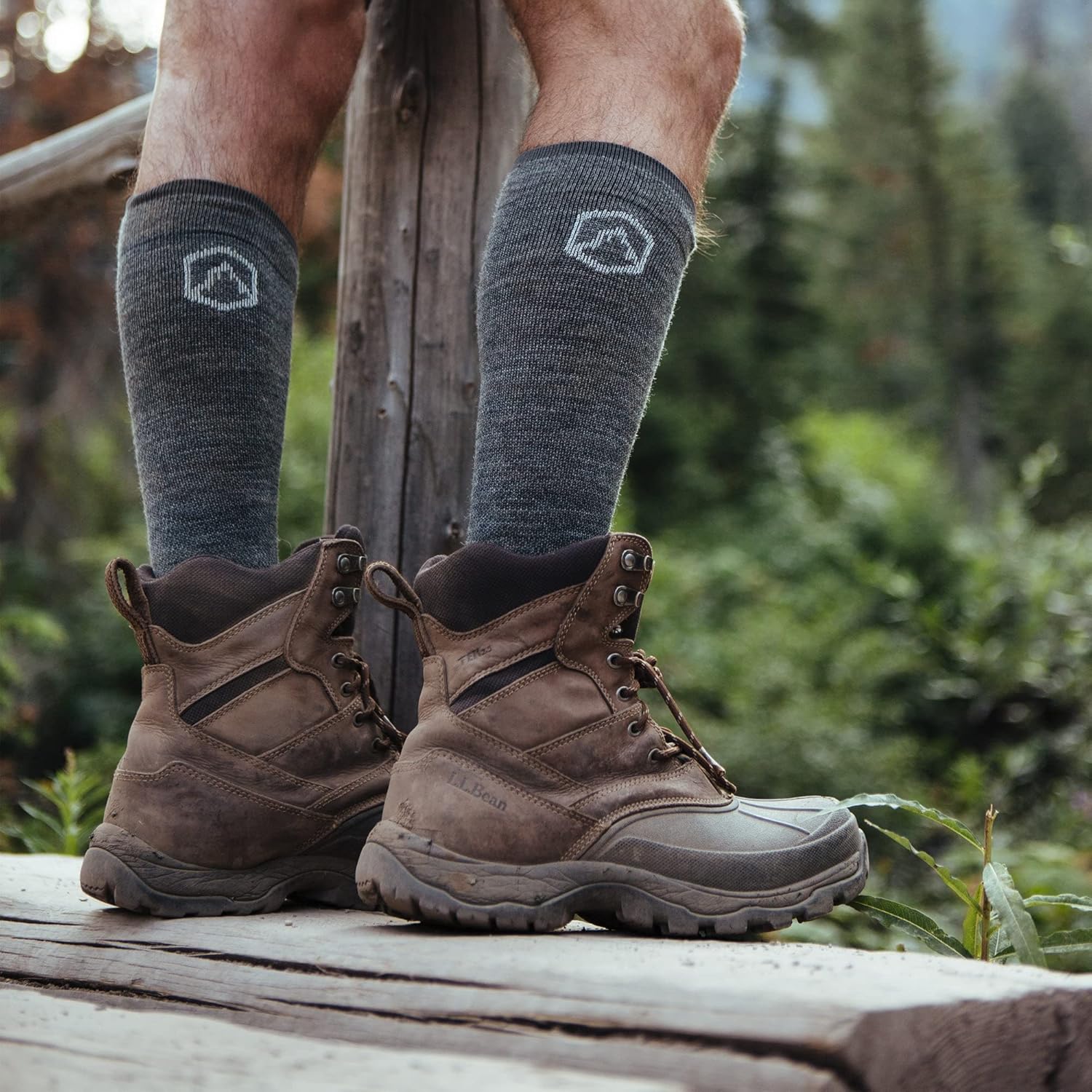 CloudLine Men’s and Women’s Merino Wool Graduated Compression Socks - Light Cushion, Moisture Wicking, Made in USA - 1 Pair - Image 4