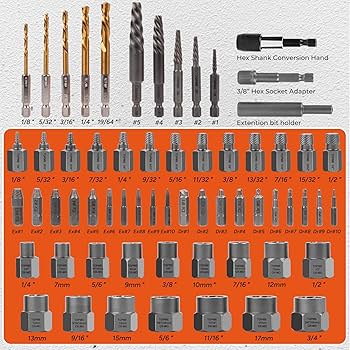 DVD 【65枚セット】 ボルト Amazon.co.jp: Topme ボルトエキストラクターキット 63ピース