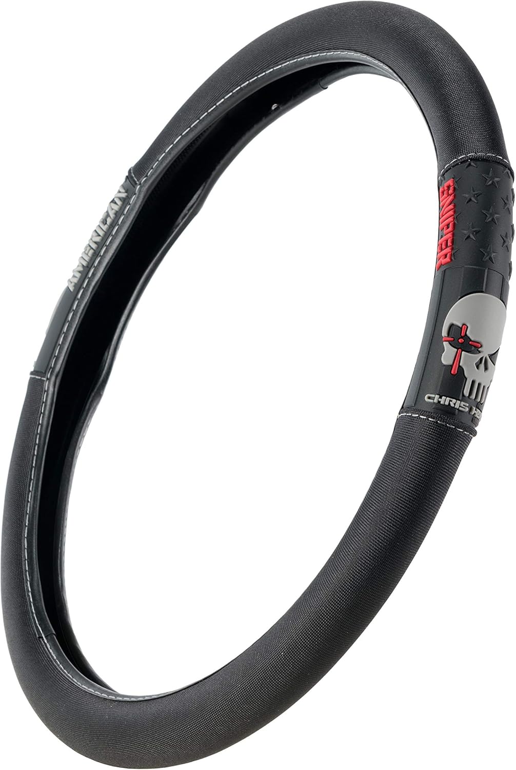 Chris Kyle Steering Wheel Cover, Universal-Fit, Easy to Install for Cars, Truck, Van, SUV