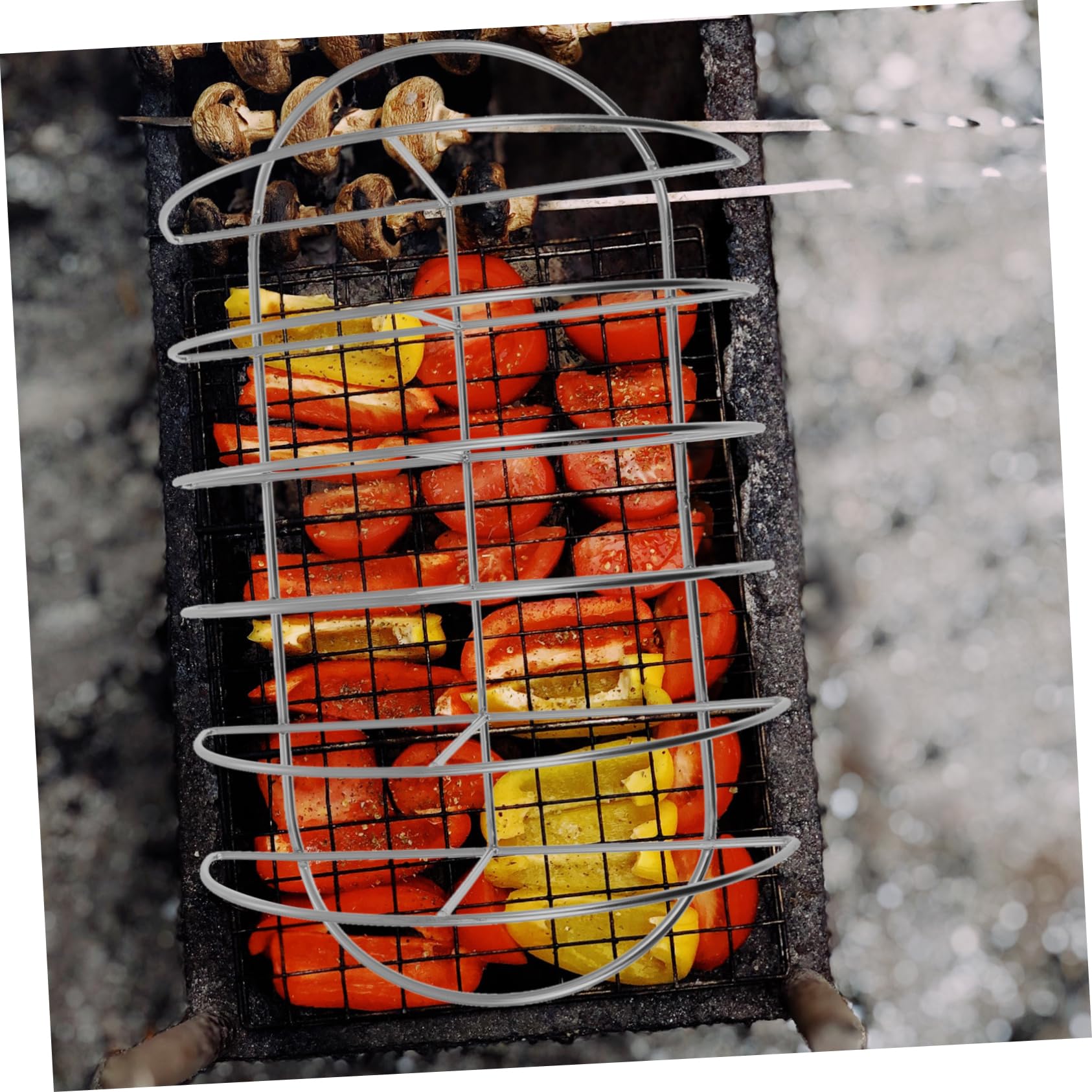 1 Stück Rippchenhalter aus Edelstahl, Tragbar für BBQ Grillzubehör