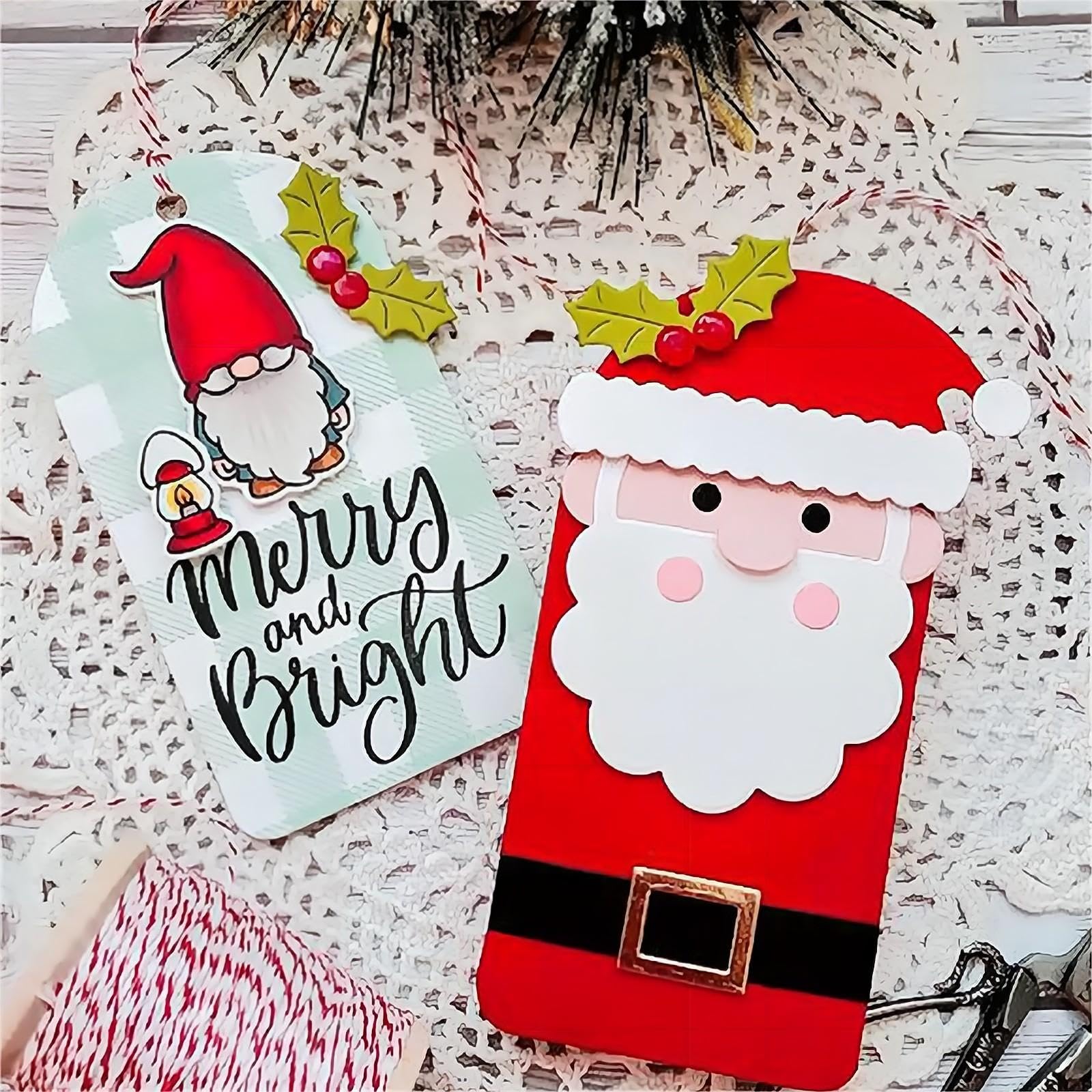 Yiifunglong Fustelle a forma di pinguino a forma di fiocco di neve fai da te per goffratura, per biglietti di auguri, album di ritagli, colore: argento
