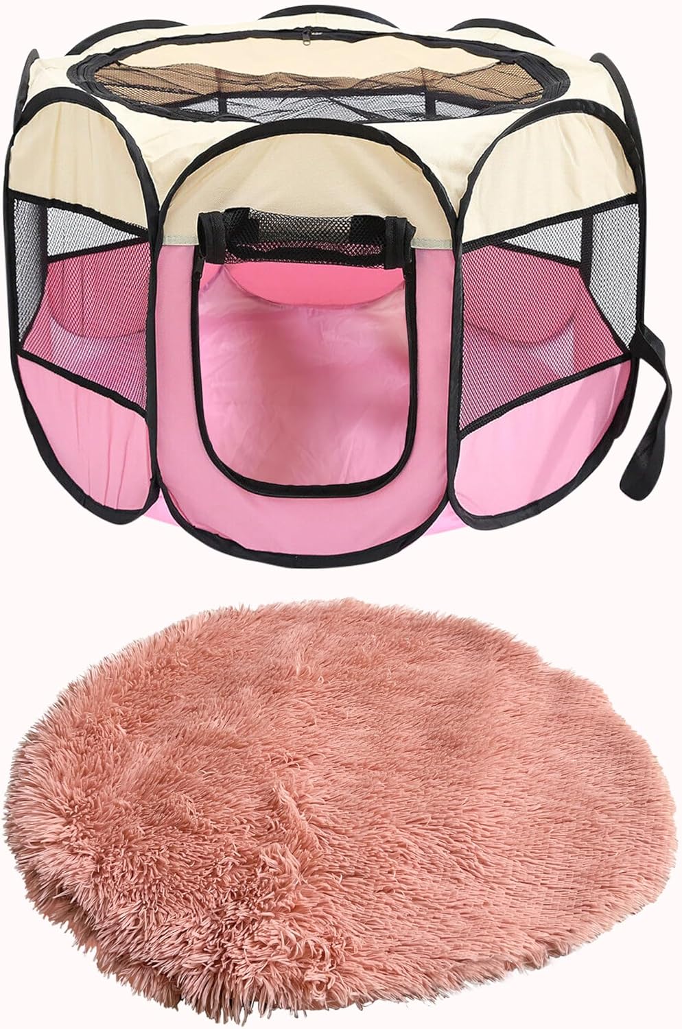 Dog Playpen,Foldable Dog Cat Playpens,Pet Playpen