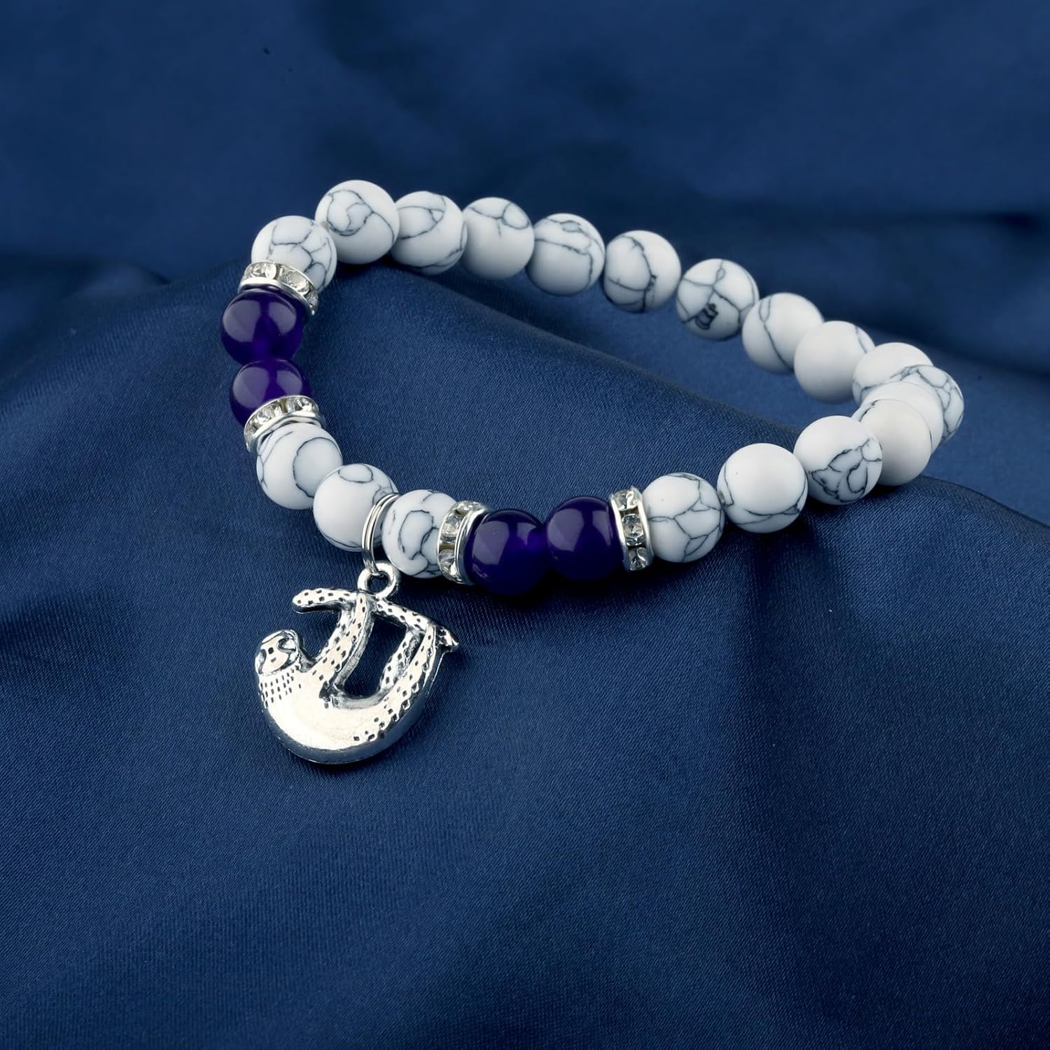 BLEOUK Sloth Inspirational Bracelet Sloth Lover Gift Sloth Jewelry Sloth Charm Bracelet - Image 4