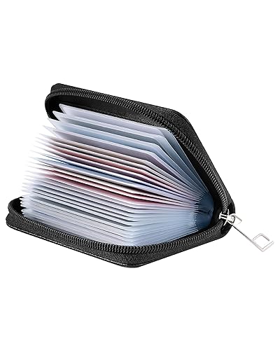 Espera Credit Card Holder Wallet for Women Zipper Leather Card