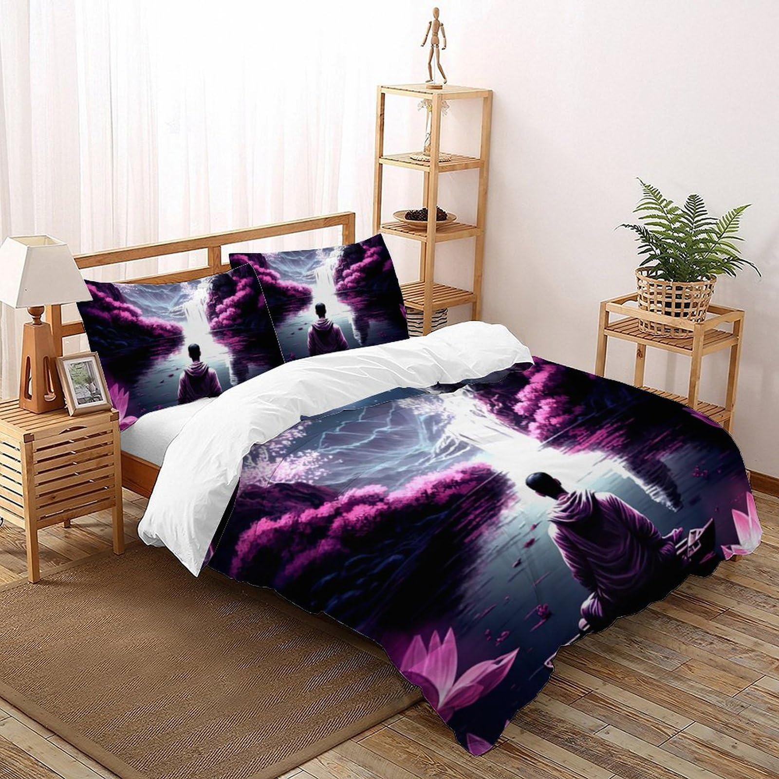 Housse de couette 3D enfant 220x240 cm avec ses 2 taies d'oreiller