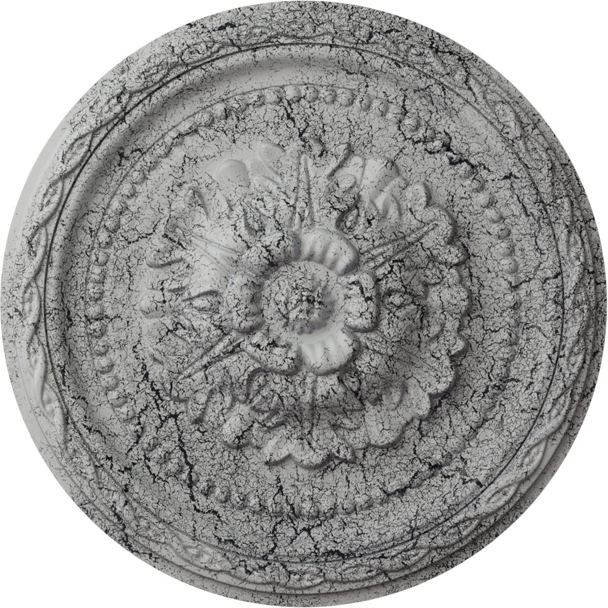 Ekena Millwork CM11PAUWF 11 1/2"OD X 1"P Palmetto Ceiling Medallion, Ultra Pure White — Amazon image 25