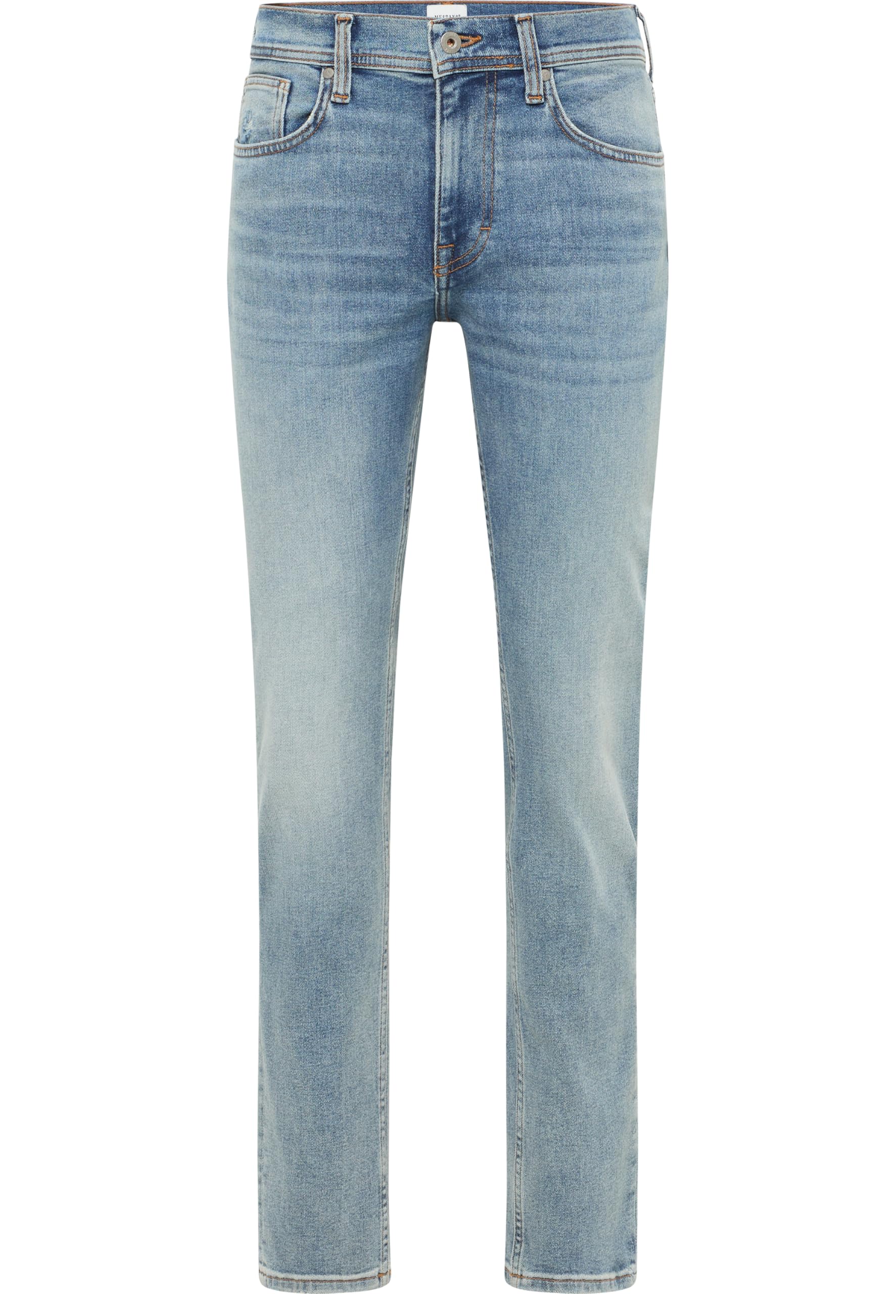 MUSTANG Orlando Slim Men's Jeans, Medium Blue 424, 32 W/34 L