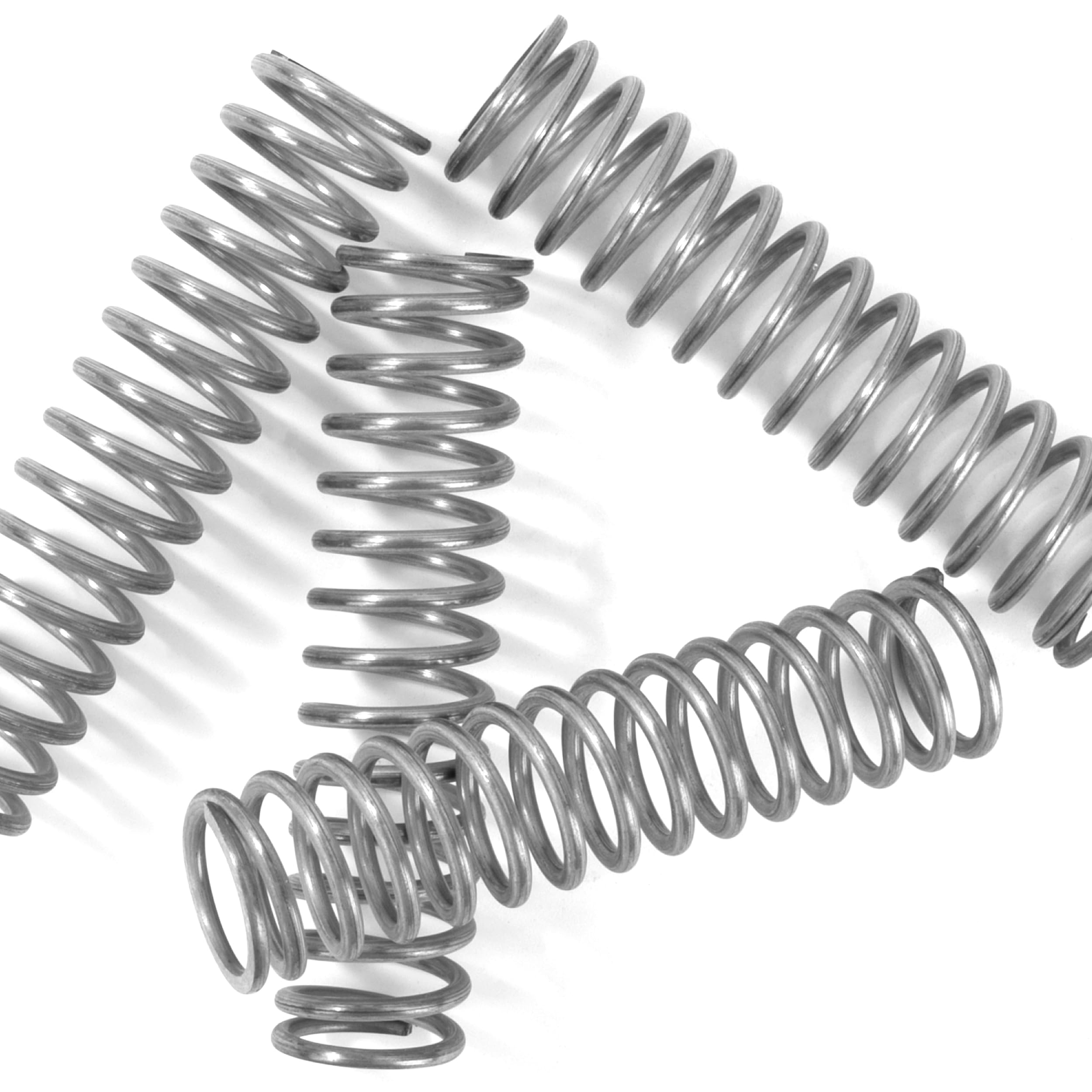 Sprężyny ściskające 80 mm sprężyna ze stali nierdzewnej 304 średnica drutu 2,2 mm średnica zewnętrzna 20 mm siła sprężyny 9,6 kg 4 sztuki