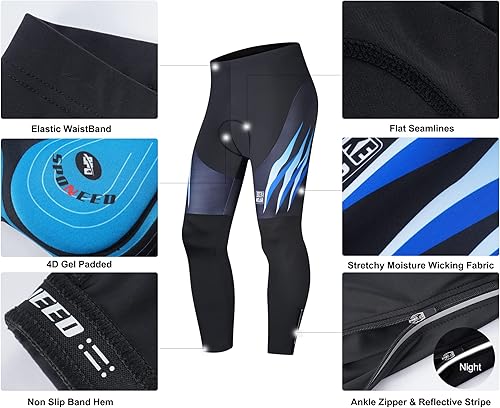 Miniatura 4 de Conjunto de ropa de ciclismo para hombre, manga larga, kit de jersey y pantalones de ciclismo MTB Road Bike Ciclista