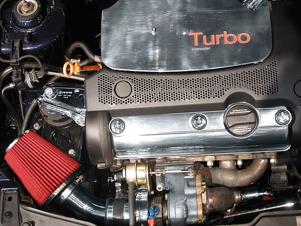 Eufab McKita 17432 Universal Sports Air Filter Dark Red with 6 Adapters