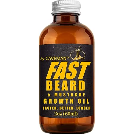 Amazon Com Caveman Fastbeard And Mustache Growth Oil For Men All Natural Oils Accelerate New Hair Growth And Strengthen Existing Facial Hair To Reduce Patchiness And Skin Irritation And Slow Graying 2 Amazon Com Caveman Fastbeard And Mustache Growth Oil For Men All Natural Oils Accelerate New Hair Growth And Strengthen Existing Facial Hair To Reduce Patchiness And Skin Irritation And Slow Graying 2
