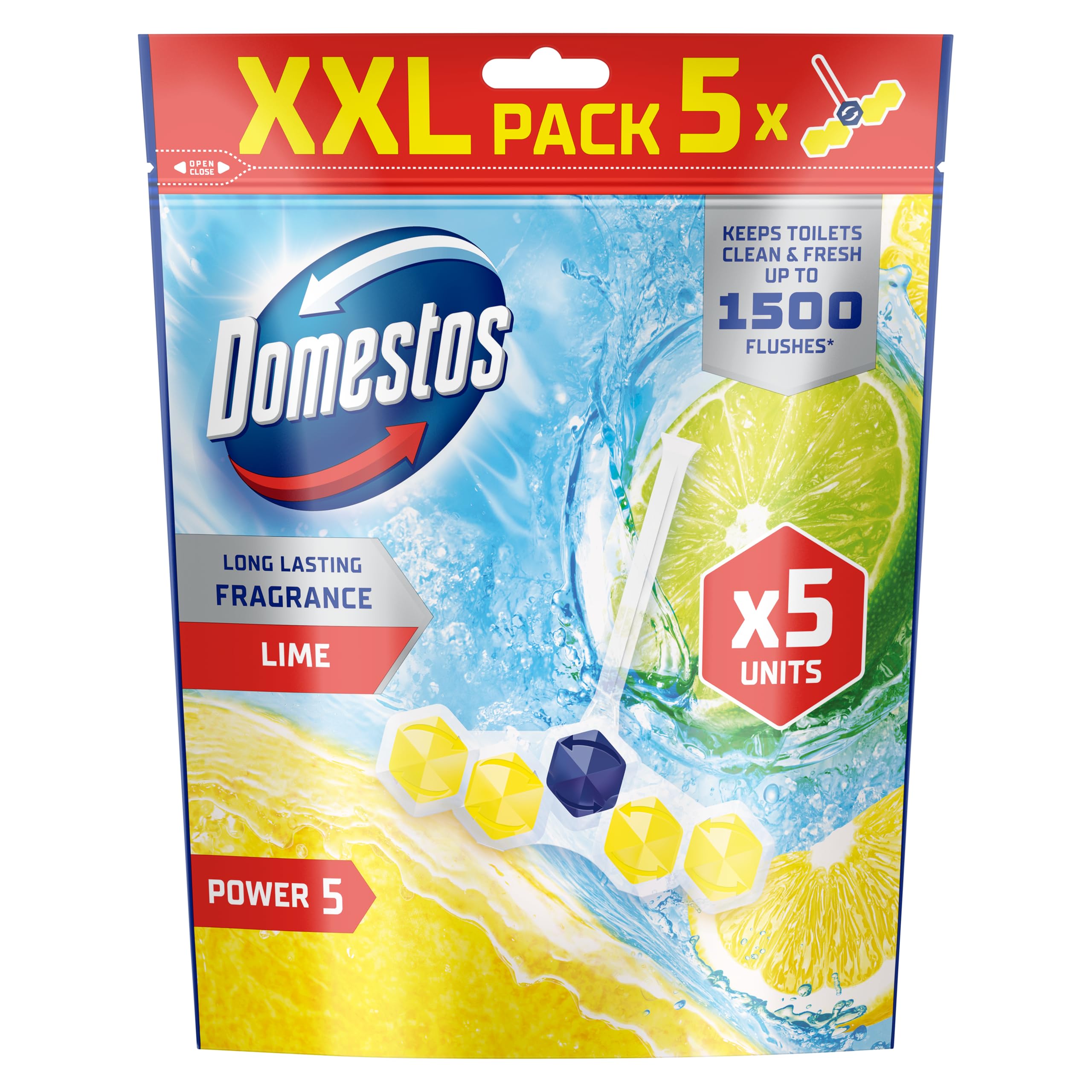 ams２boxes detoxDETSsss Domestos Power 5 Lime Toilet Rim Block 250 g : Amazon.co.za