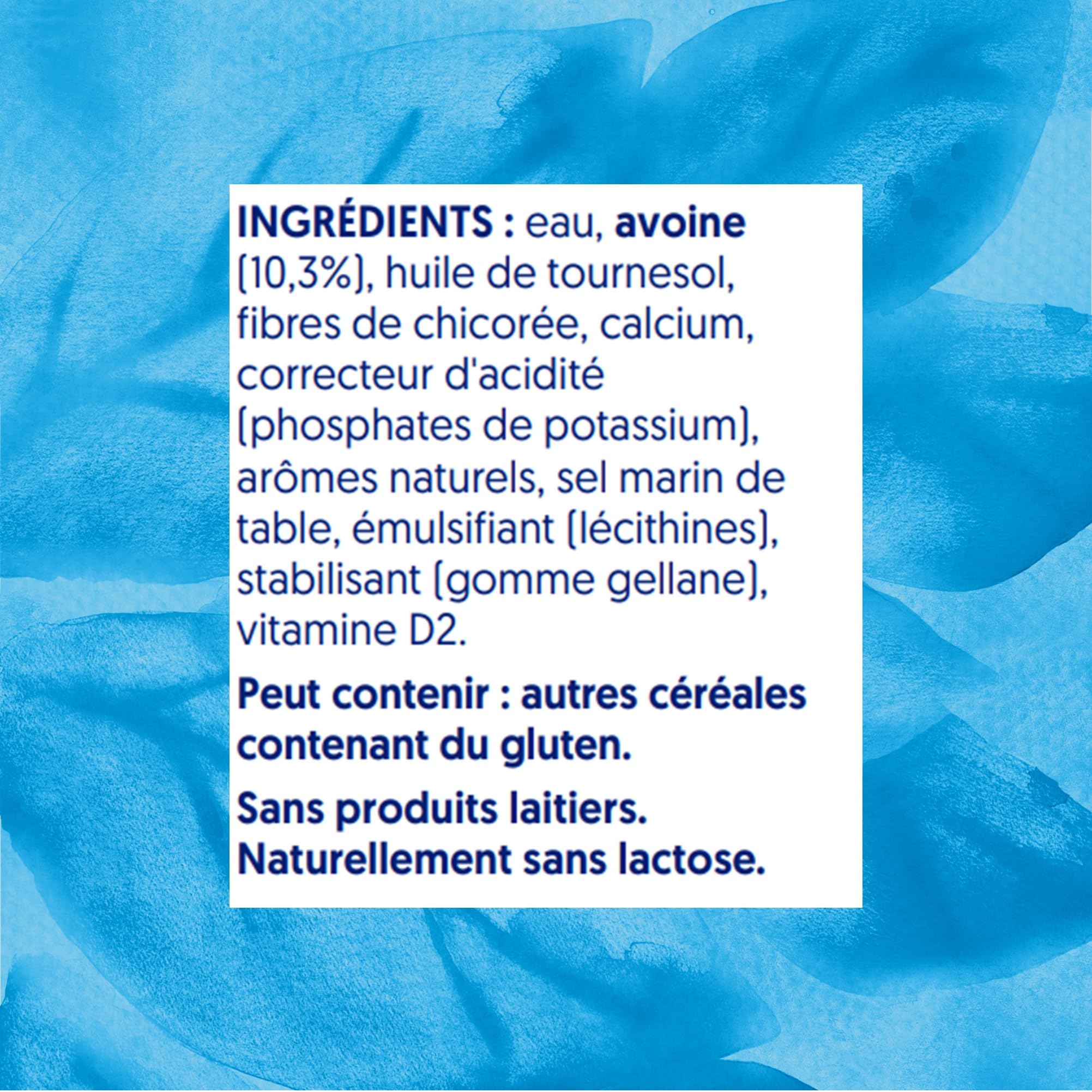 Alpro - Boisson Végétale - Spécial Petit Déjeuner Avoine - 1L - Lot de 8x1L