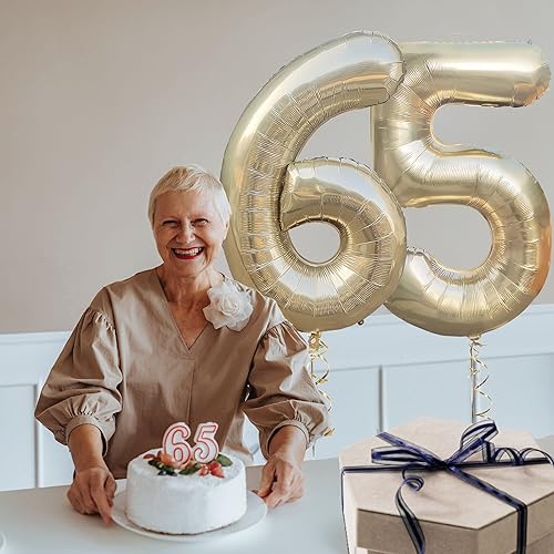 Miniatura 5 de Globo de helio número 0 dorado claro de 40 pulgadas, decoración de primer cumpleaños, suministros digitales de aniversario y decoración de fiesta de