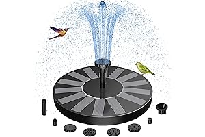 AISITIN Solar Bird Bath Fountain: Tranquil Hydration for Your Garden's Avian Guests