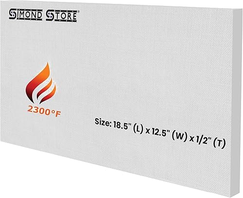 SIMOND STORE Placa deflectora de repuesto - 832-3520 - Estufa e inserto Quadrafire 4100I-ACT Bodega Bay - 2300F - BB-125185