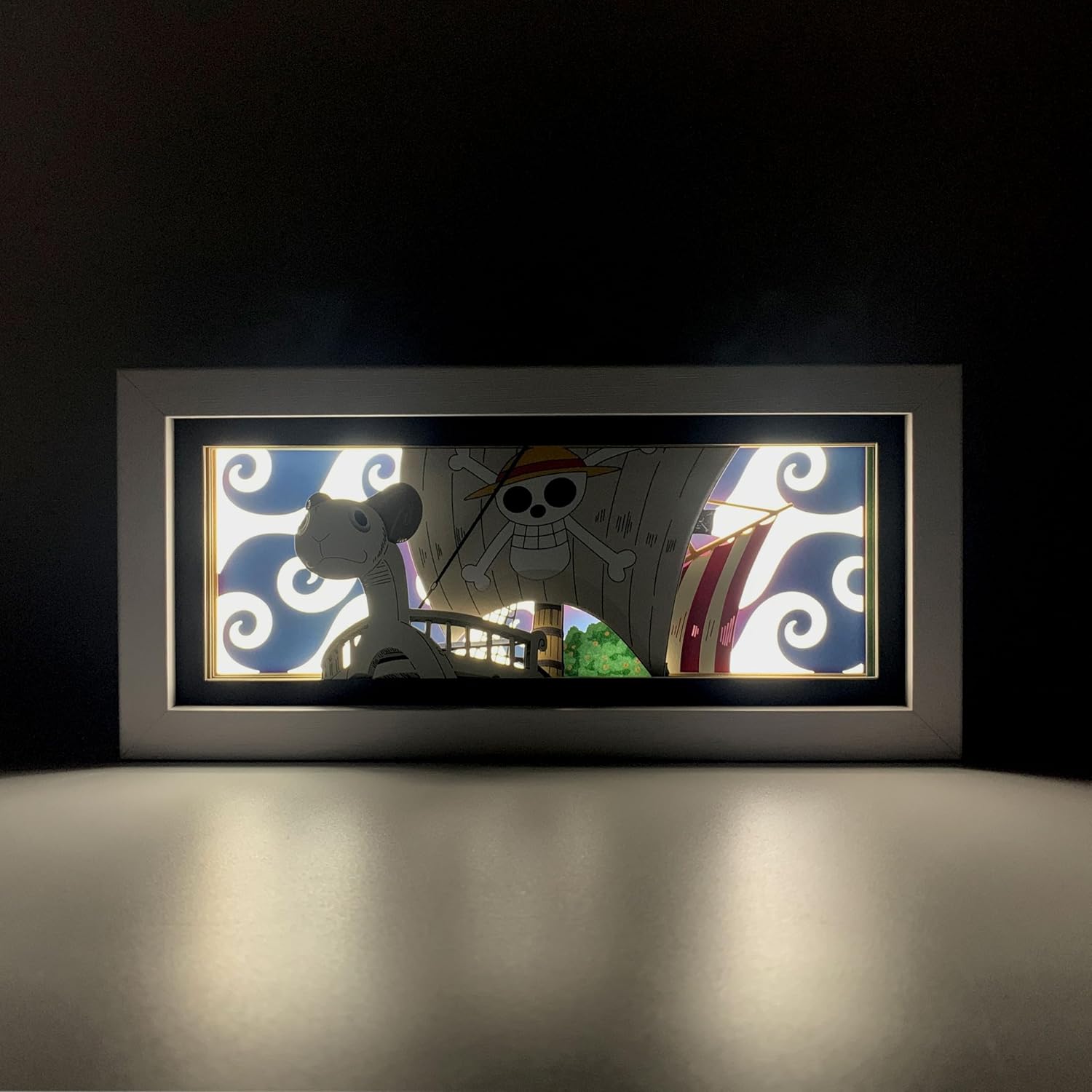 Going Merry Light Box - One Piece – Anime Lamp Figure Night Light – 3D Anime Room Décor Gift for Otaku