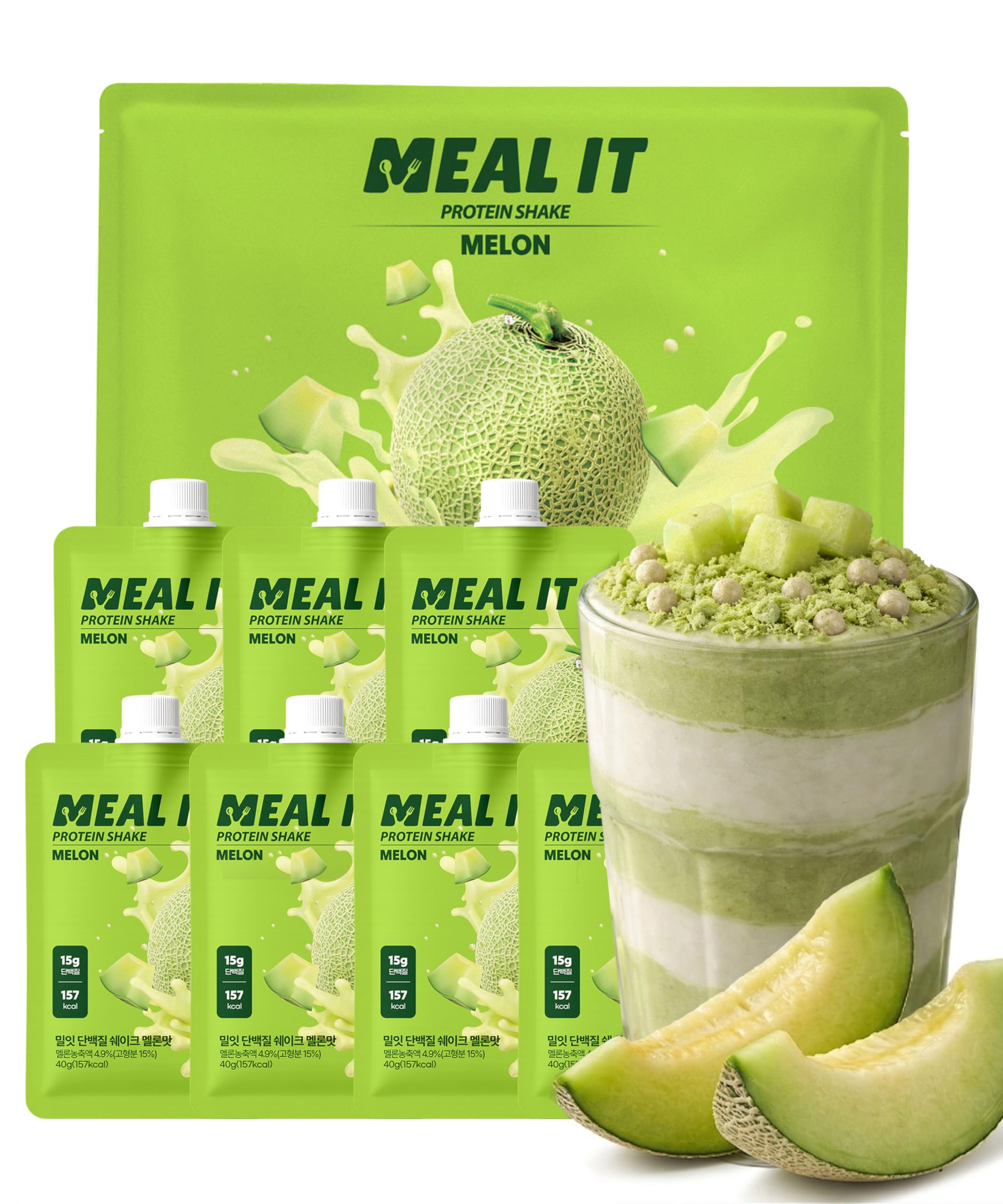 Amazon.com: Melon Protein Shake, 15g Protein & 7g High Fiber, Low
