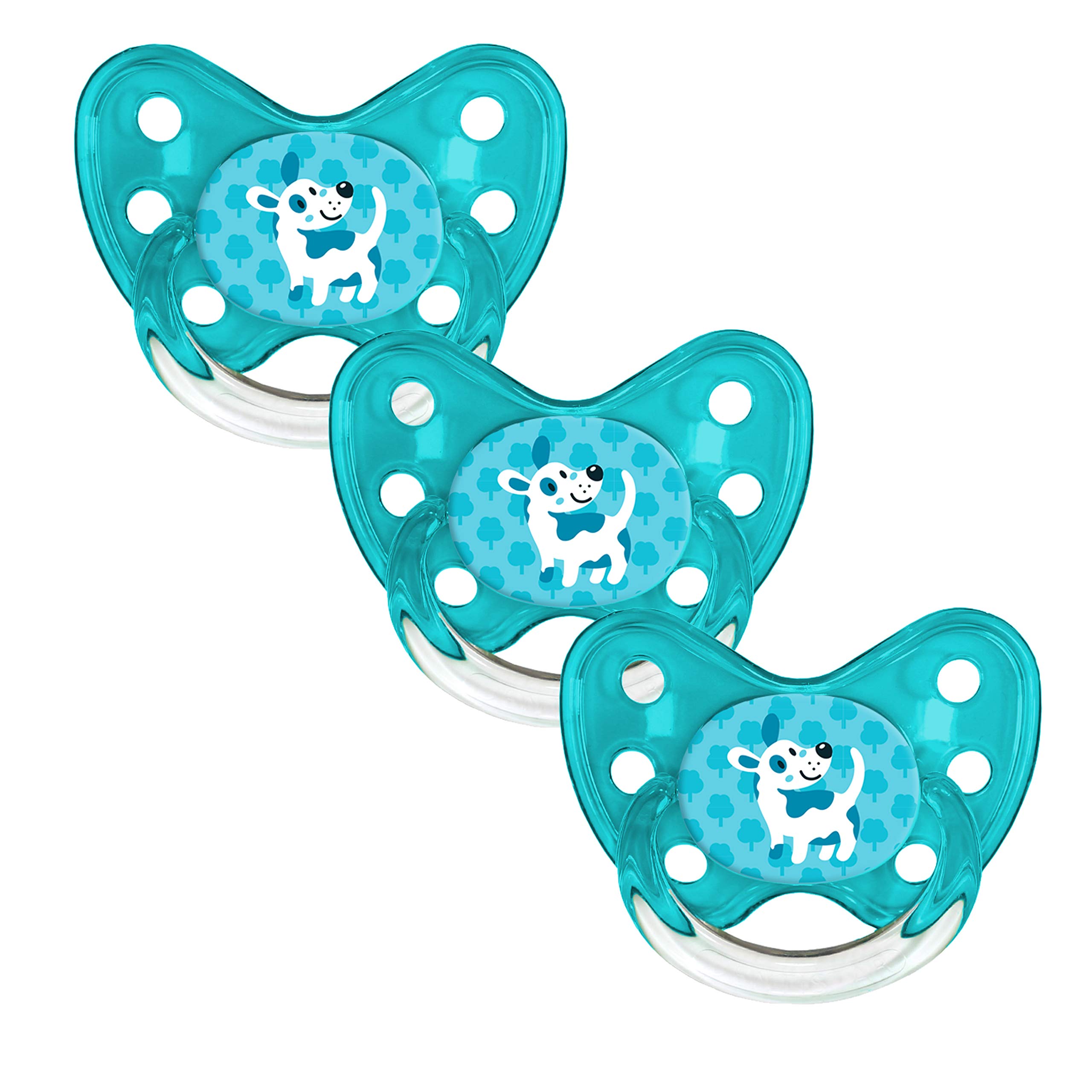 Dentistar Set de 3 Chupetes Ortodónticos de Silicona – Talla 2, 6-14 meses – Chupete bebe previene la desalineación de los dientes – Libre de BPA – Unicornio, Rosa — view 51