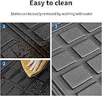 Vista 7 de Ajuste personalizado para Mercedes Benz GLC 300 250 300e 43 63 2016-2022 (No para Coupe) Alfombrillas del suelo, forro de carga y alfombrilla