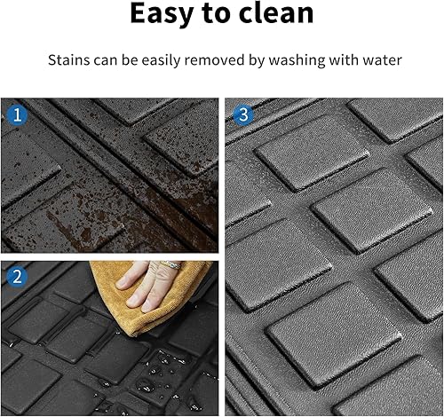 Miniatura 7 de Juego de alfombrillas y revestimientos de carga y alfombrillas de respaldo compatibles con Jeep Compass 2017 2018 2019 2020 2021 2022 2023 2024