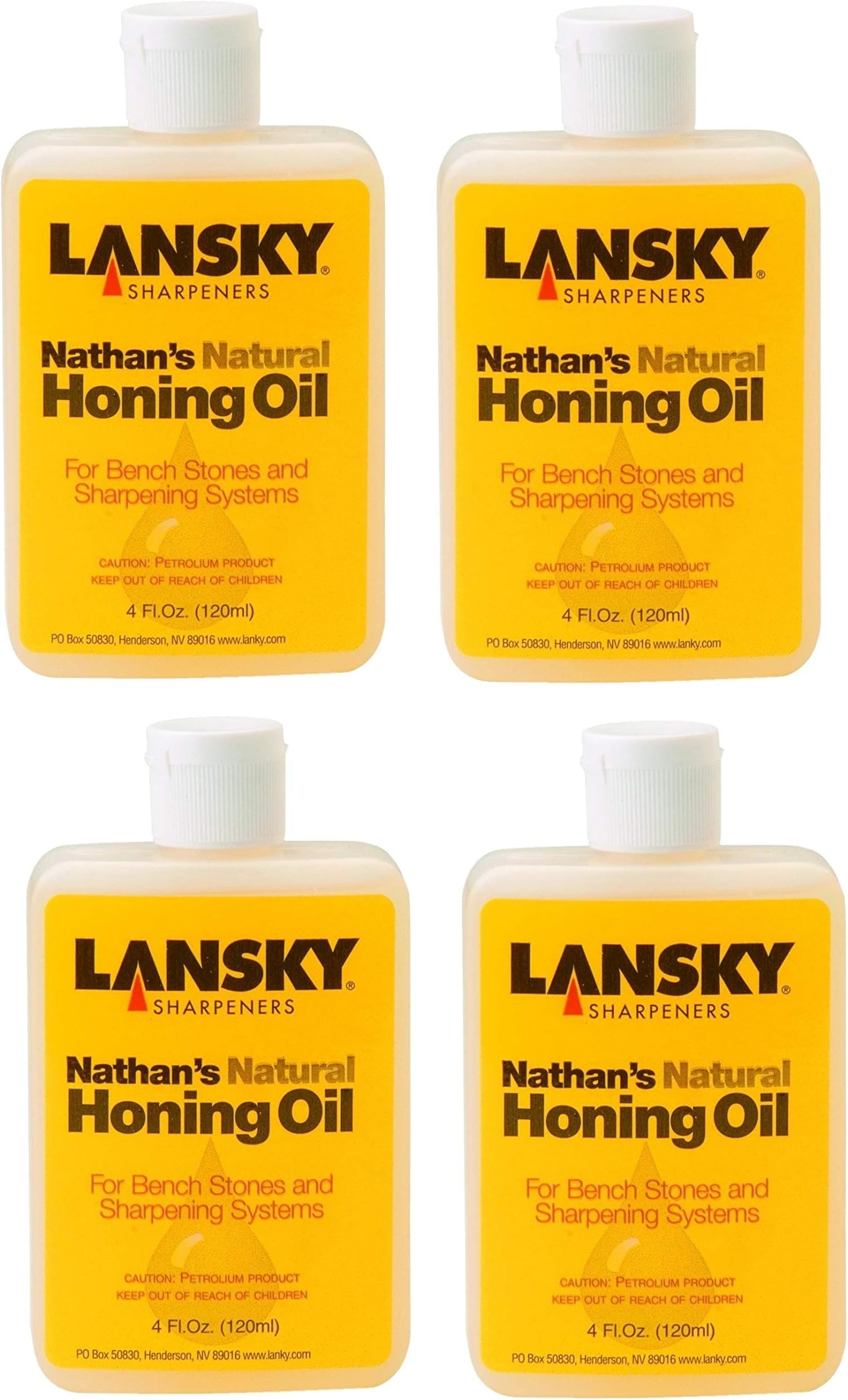 Lansky Nathan's Natural Honing Oil (4-Bottles)