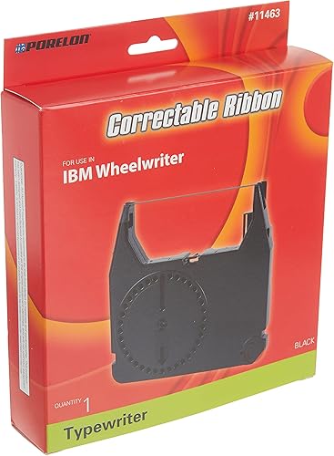 11463 IBM Wheelwriter 3, 5, 6 cinta correctable para máquina de escribir, 1 paquete, color negro