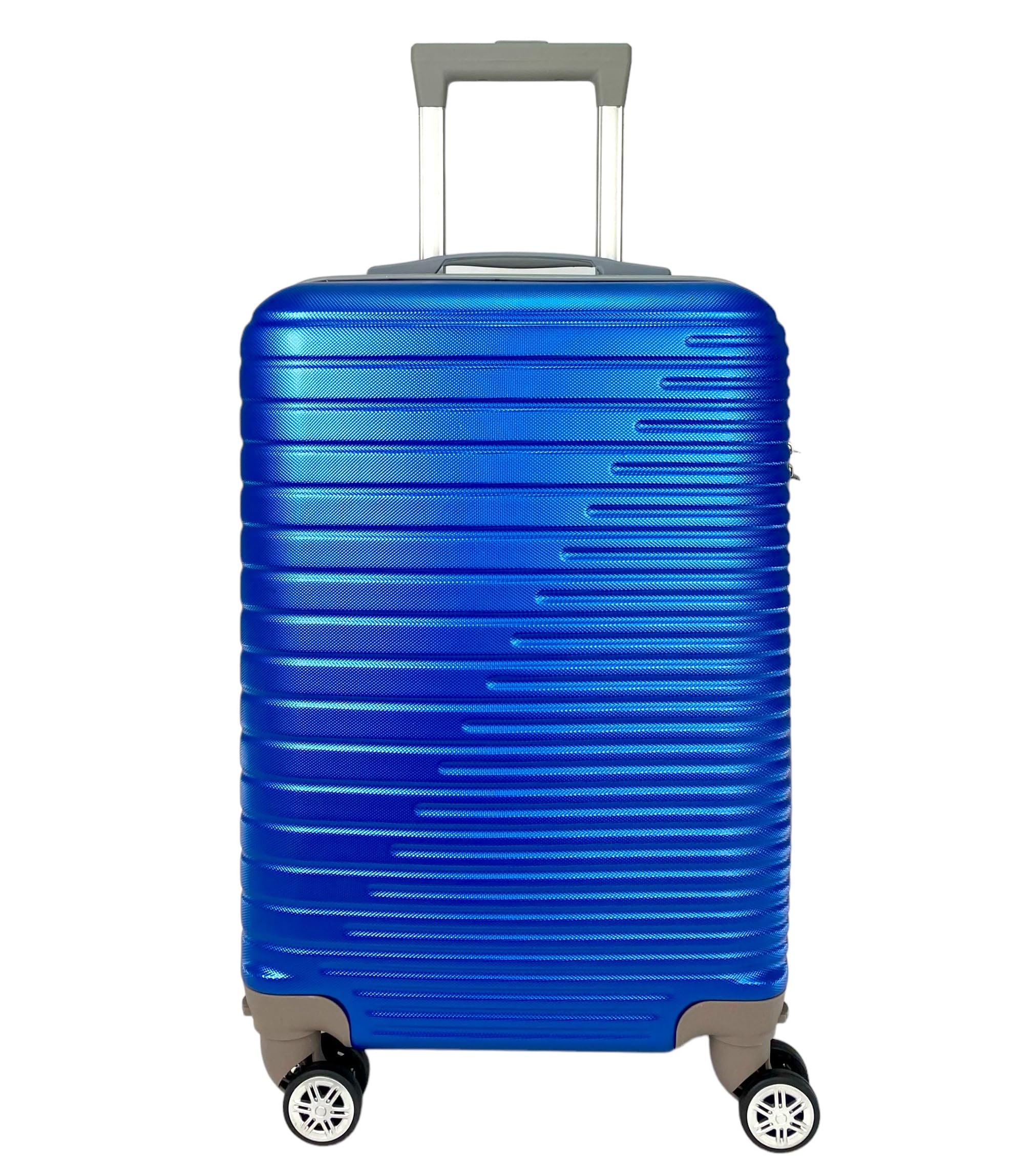 COSHANO Maleta de Cabina Equipaje de Mano Trolley Viaje Avion rígida 4 Ruedas giratorias pequeña 55x35x22cm Compatible con Todas Las aerolíneas (Azul)