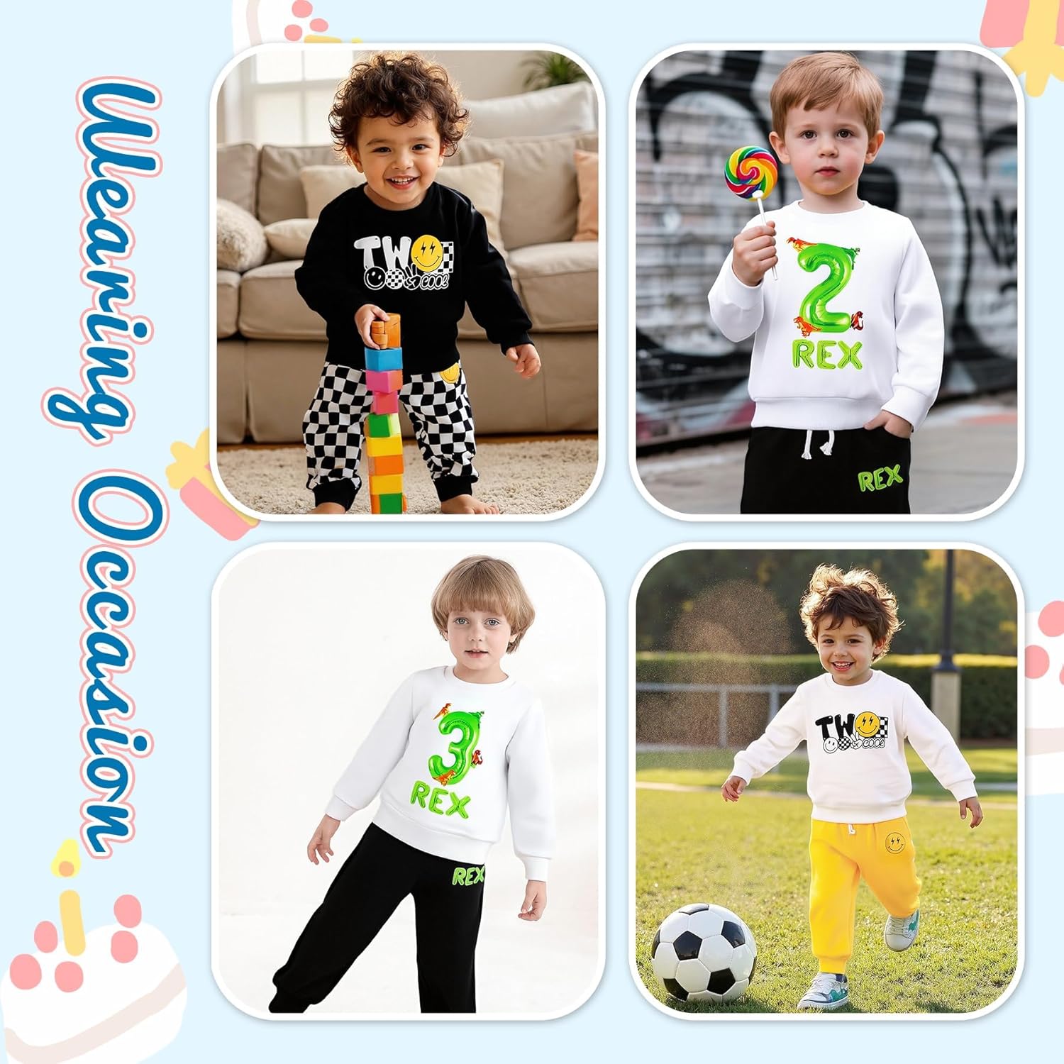 幼児 赤ちゃん 男の子 服 秋冬 衣装 1歳 2歳 3歳 誕生日 男の子 衣装 スウェットシャツ スウェットパンツ セット スウェッ