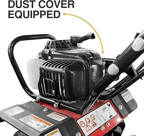 Miniatura 3 de GardenTrax - Cultivador multifunción de 40 cc y 4 ciclos con 6 púas de acero duraderas