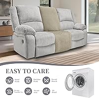 Vista 305 de Fundas 100% impermeables para sofá reclinable seccional, fundas para sofá reclinable en forma de L, funda para sofá seccional de esquina