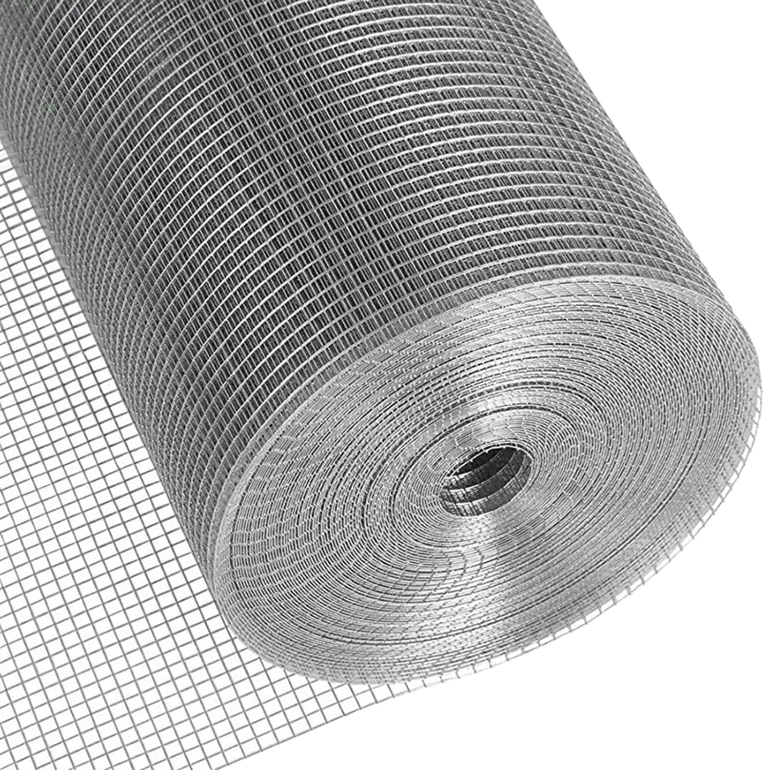 Malla Electrosoldada De Acero Inoxidable 304, Malla Cuadrada De 18x18mm Valla De Alambre De Gallinero Para Garden, Chicken Fence, Rabbit Fencing(1x19m)