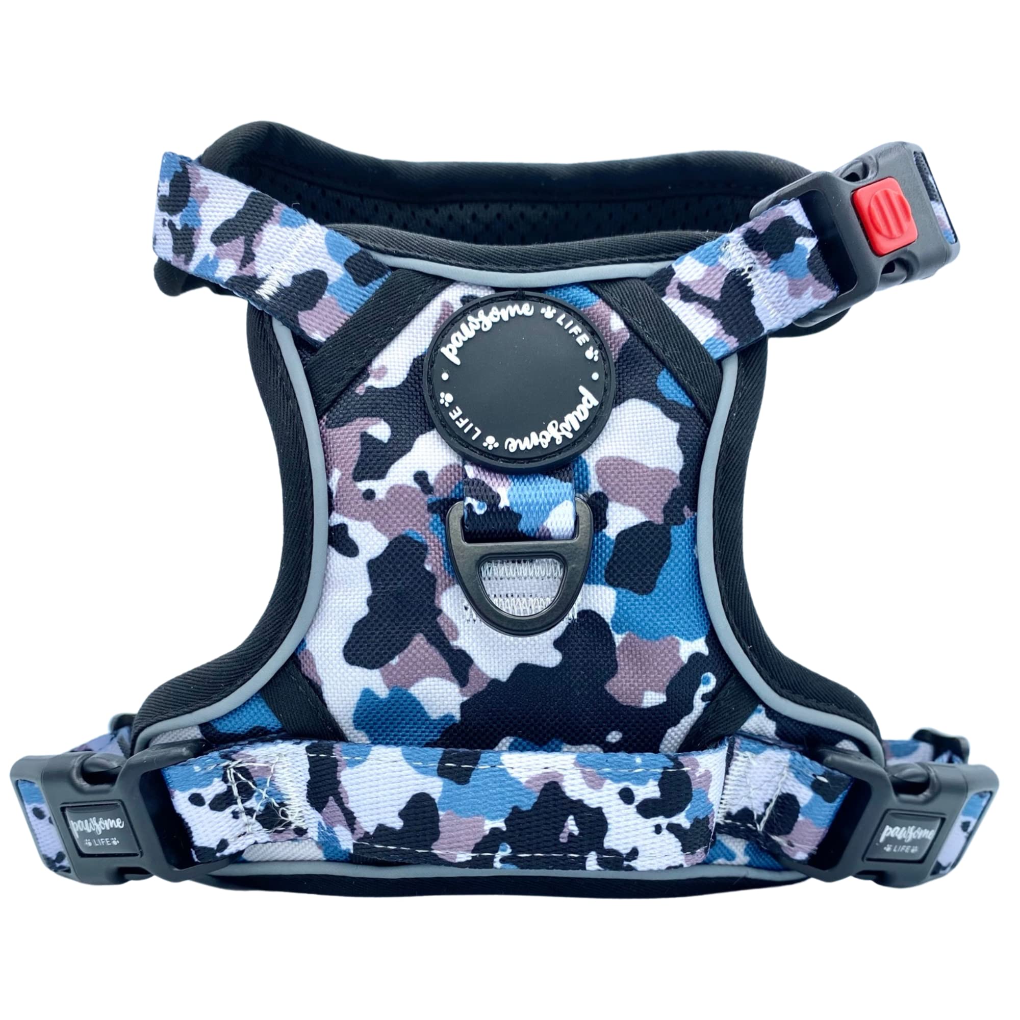 Arnés para perros – Camo sin tirones para cachorros, perros pequeños, medianos y grandes, chaleco reflectante ajustable sin asfixia, para entrenamiento, caminar, correr, servicio de senderismo y al