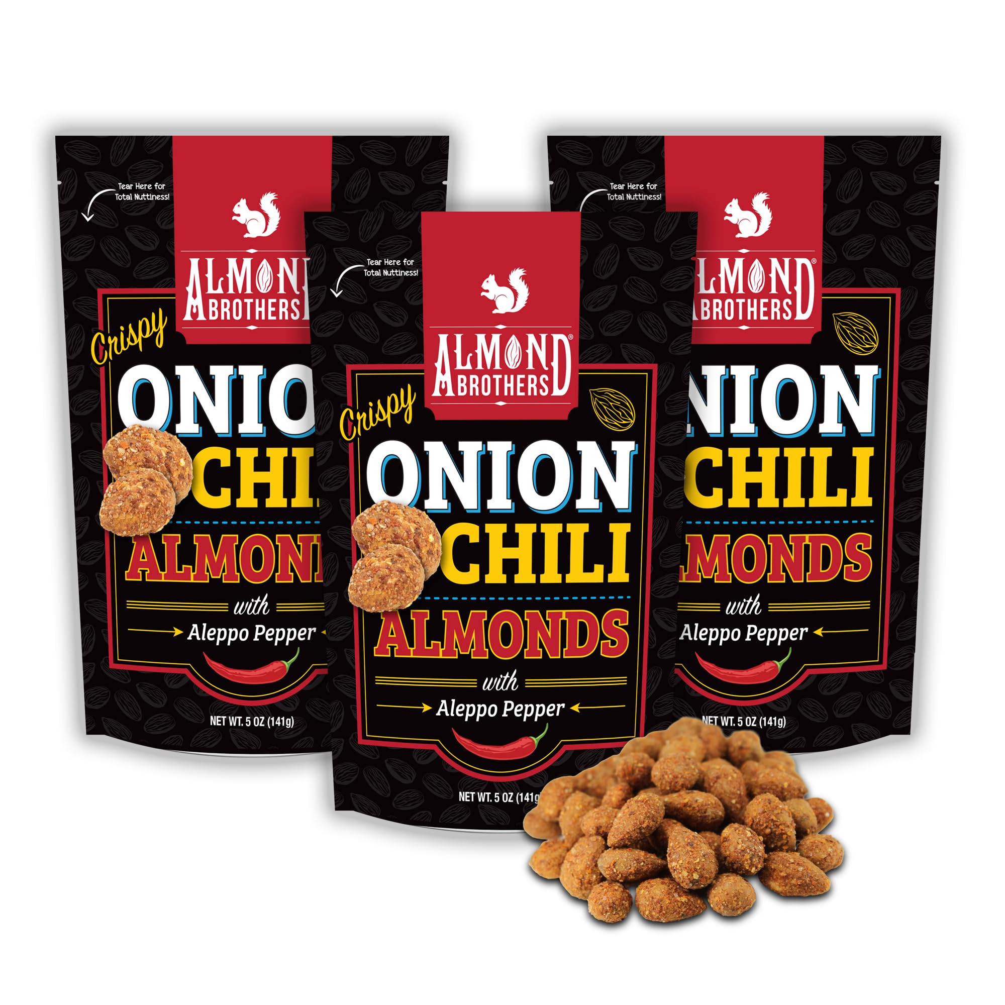 Amazon.com : Almond Brothers Roasted Almonds - Crispy Onion n