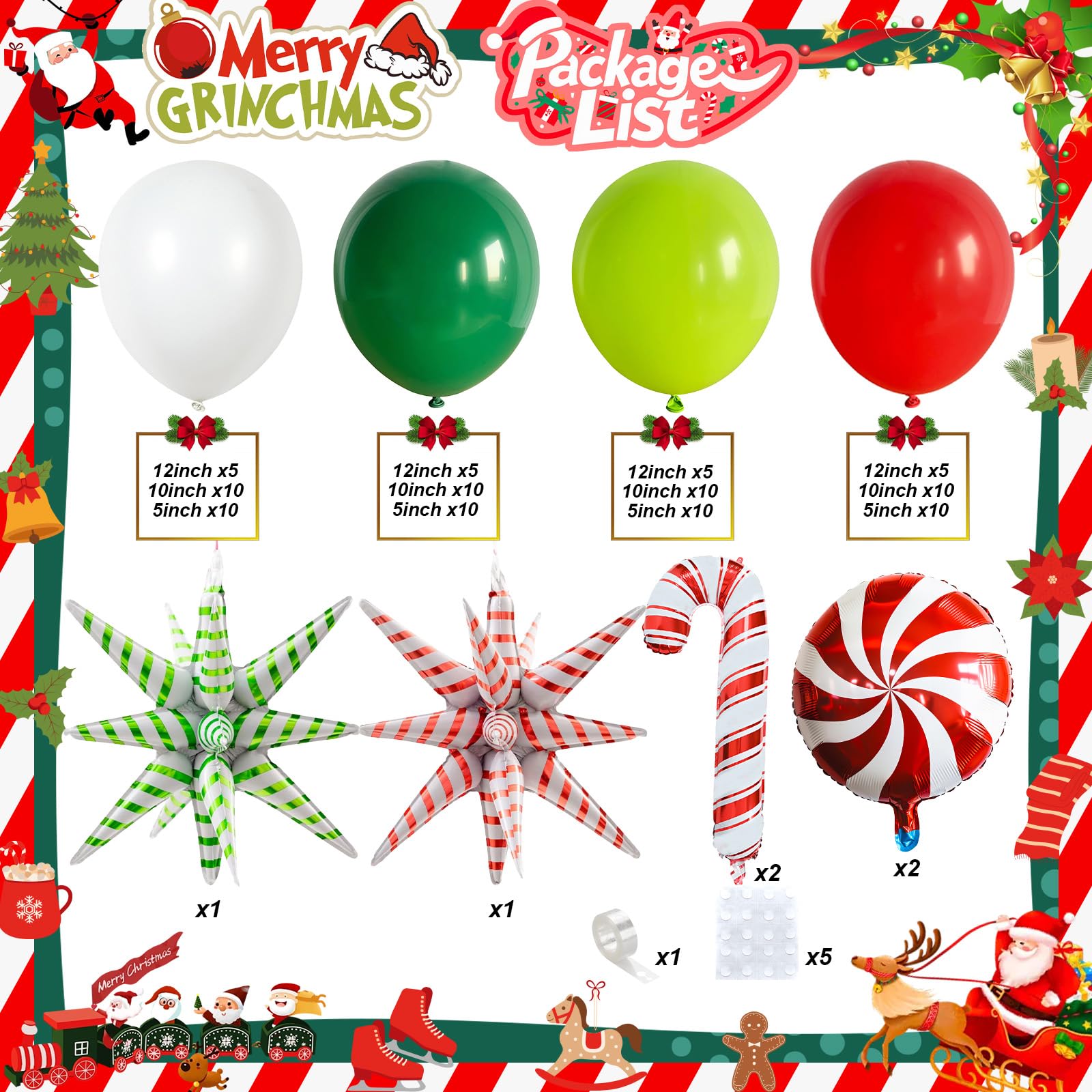 Christmas Balloon Arch Kit - Image 2