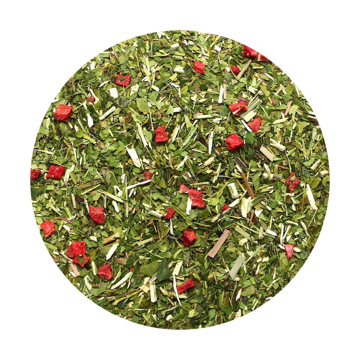 Mate-Tee Mate Green Set | Keramik Mate Tee Tasse Caleidoscope becher 350ml | Brasilian Yerba Mate-Tee 2x50g mit Frucht und Krauter loose leaf | Stahl Trinkhalm Bombilla
