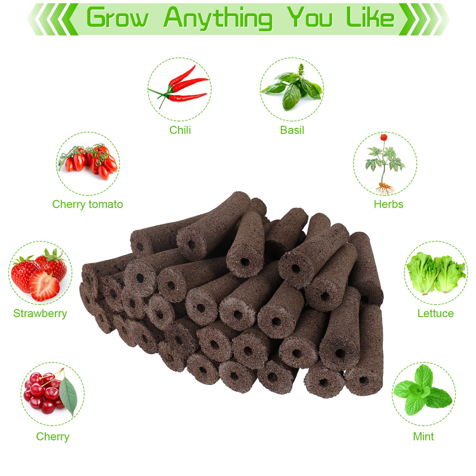 160 Pcs Seed Pod Kit for AeroGarden, Suitable for Hydroponics Growing System for a Variety of Plants, Outdoor and Indoor Hydroponics Supplies