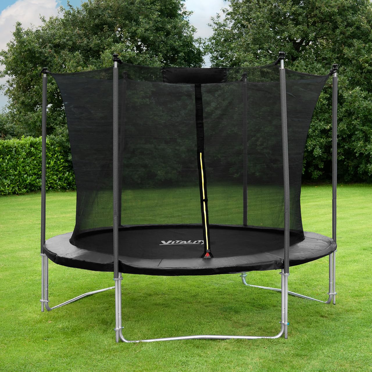 Garden Trampolines – 8ft, 10ft, 12ft, 14ft,15ft | Family Outdoor Fun – Padded Springs and Tall Net Enclosure