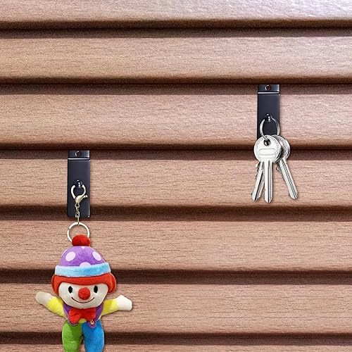 Miniatura 6 de Ganchos de metal Slatwall, 10 piezas de gancho de fotos comercial Slatwall ganchos de muesca para exhibición de imágenes, gancho de pintura para