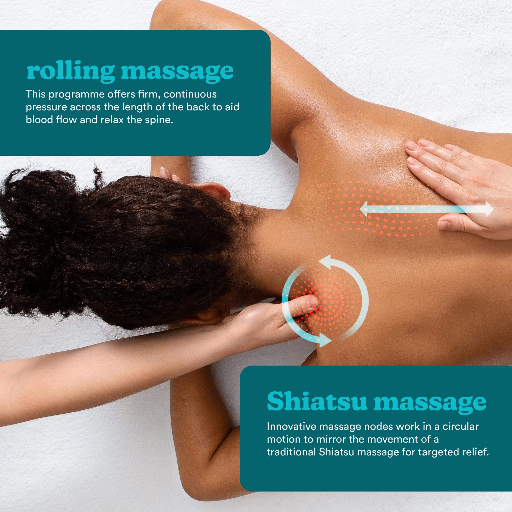 Homedics Siège Massant Chauffant Shiatsu, Massage Dos et Cervicales, Massage et Relaxation, Appareil Masseur Électrique pour Chaise, Fauteuil et Canapé, Idéal au Bureau, Homme et Femme - Noir
