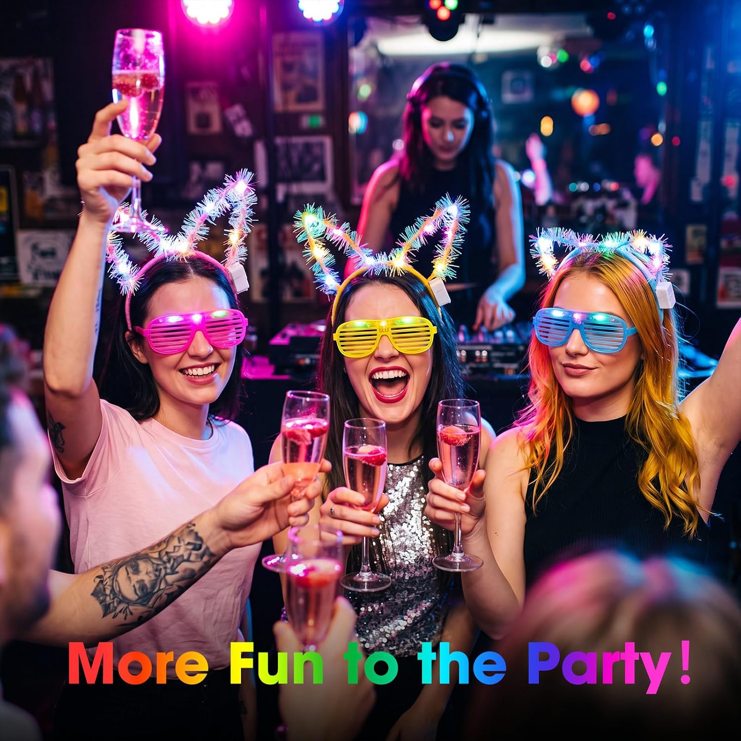 Honoson LED Light Up Glasses