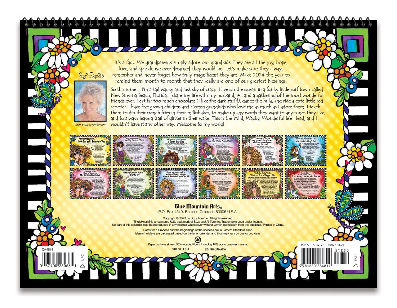 Amazon.com: My Granddaughter, I Love You & I Believe in You 2024 Calendar :  Toronto, Suzy: Office Products