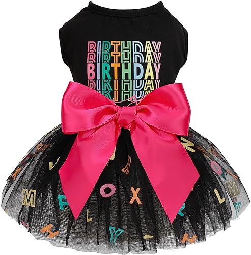 Colthes - Vestidos de perro para perros pequeños, ropa de verano para primavera, vestido de cachorro rosa, vestido Yorkie de Chihuahua, ropa para