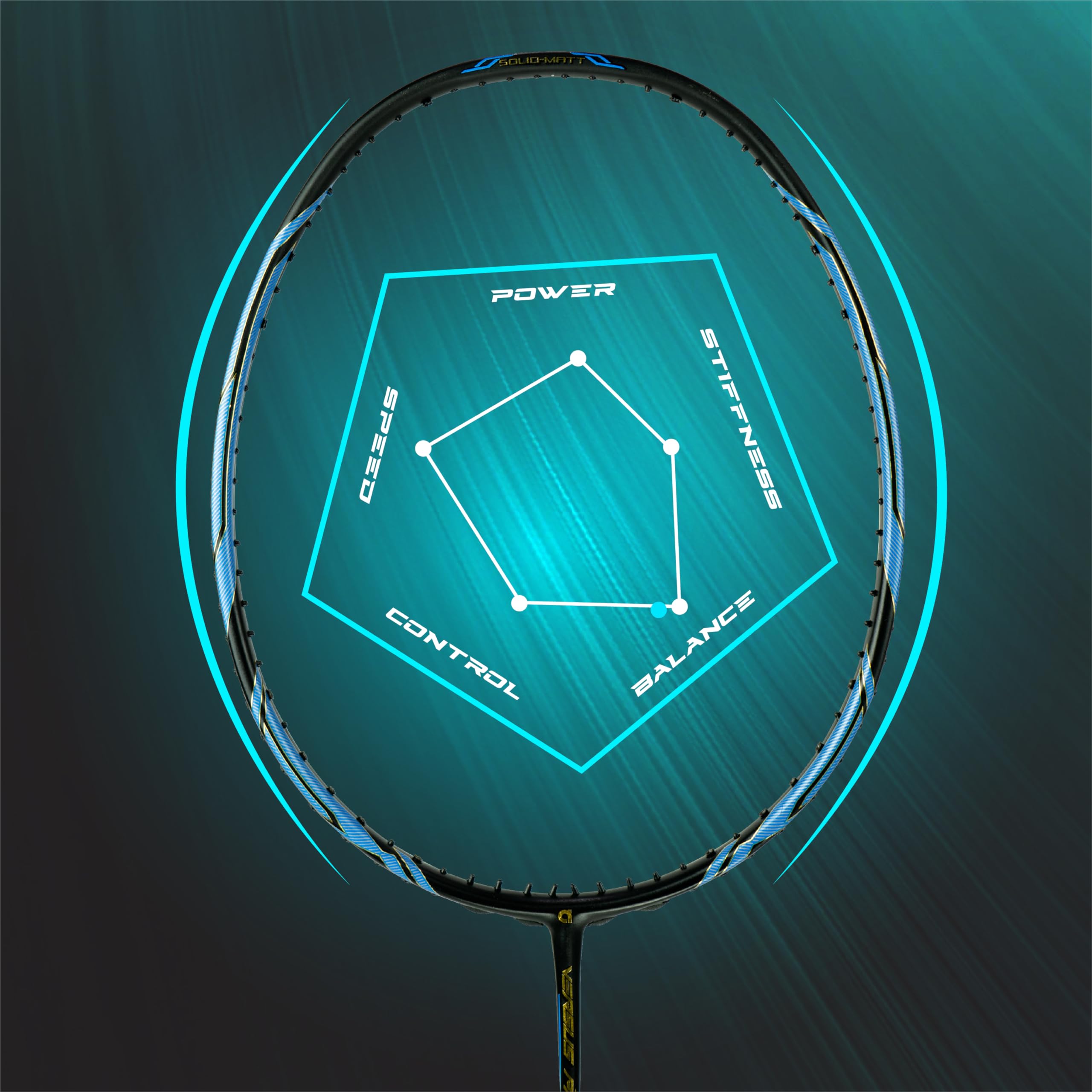 Apacs Versus Pro Professional Badminton racket | 50T