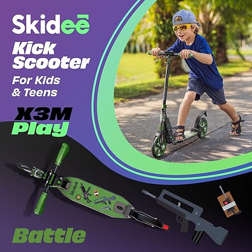 Miniatura 2 de Monopatines para niños de 6 a 12 años para adolescentes de 12 años en adelante para adultos con suspensión antigolpes para niños de 8 años en