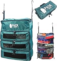 Vista 14 de Pack Gear Organizador de maleta colgante, Verde, Compacto