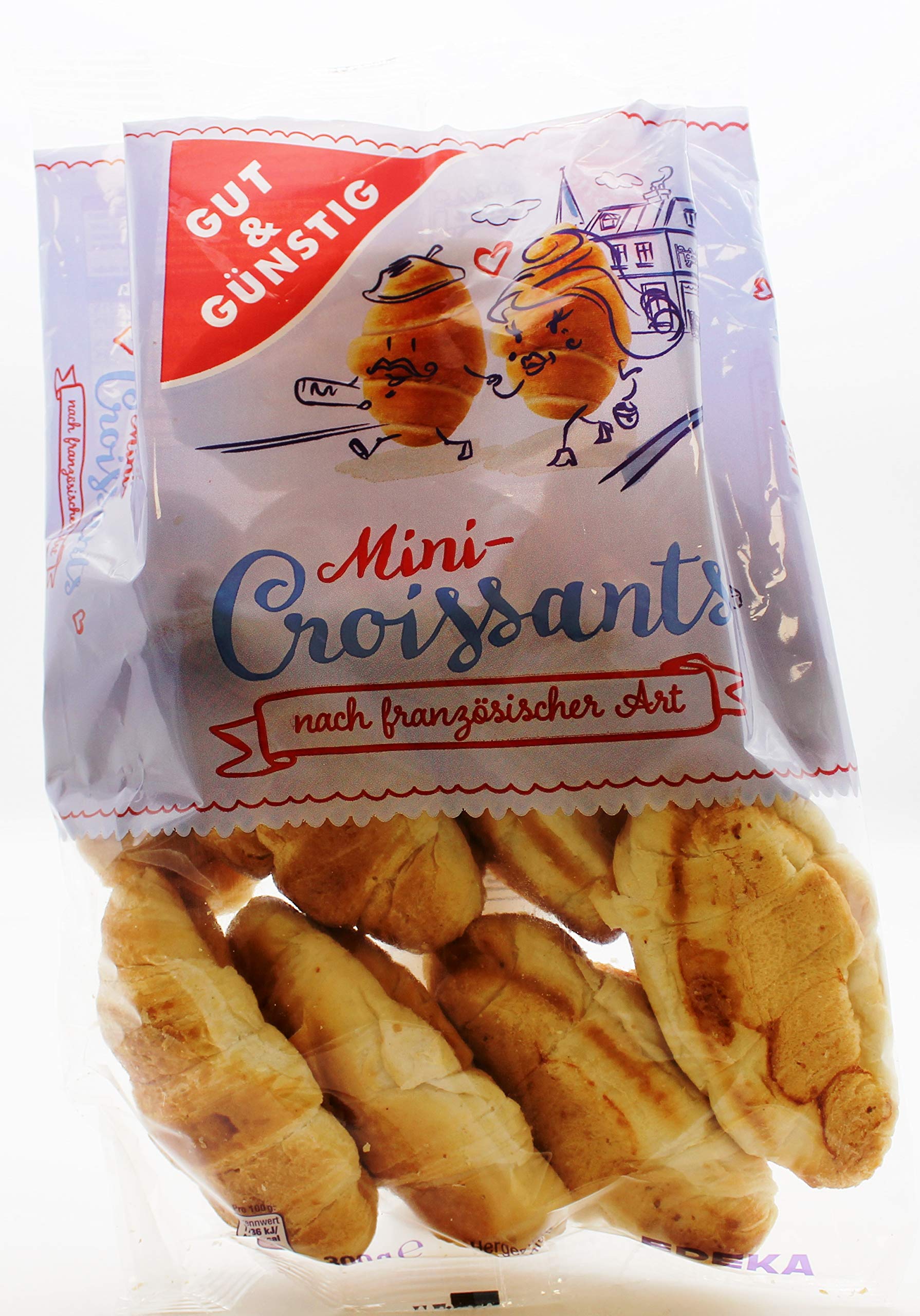 Gut & Günstig mini Croissants, 8er Pack (8 x 300g)