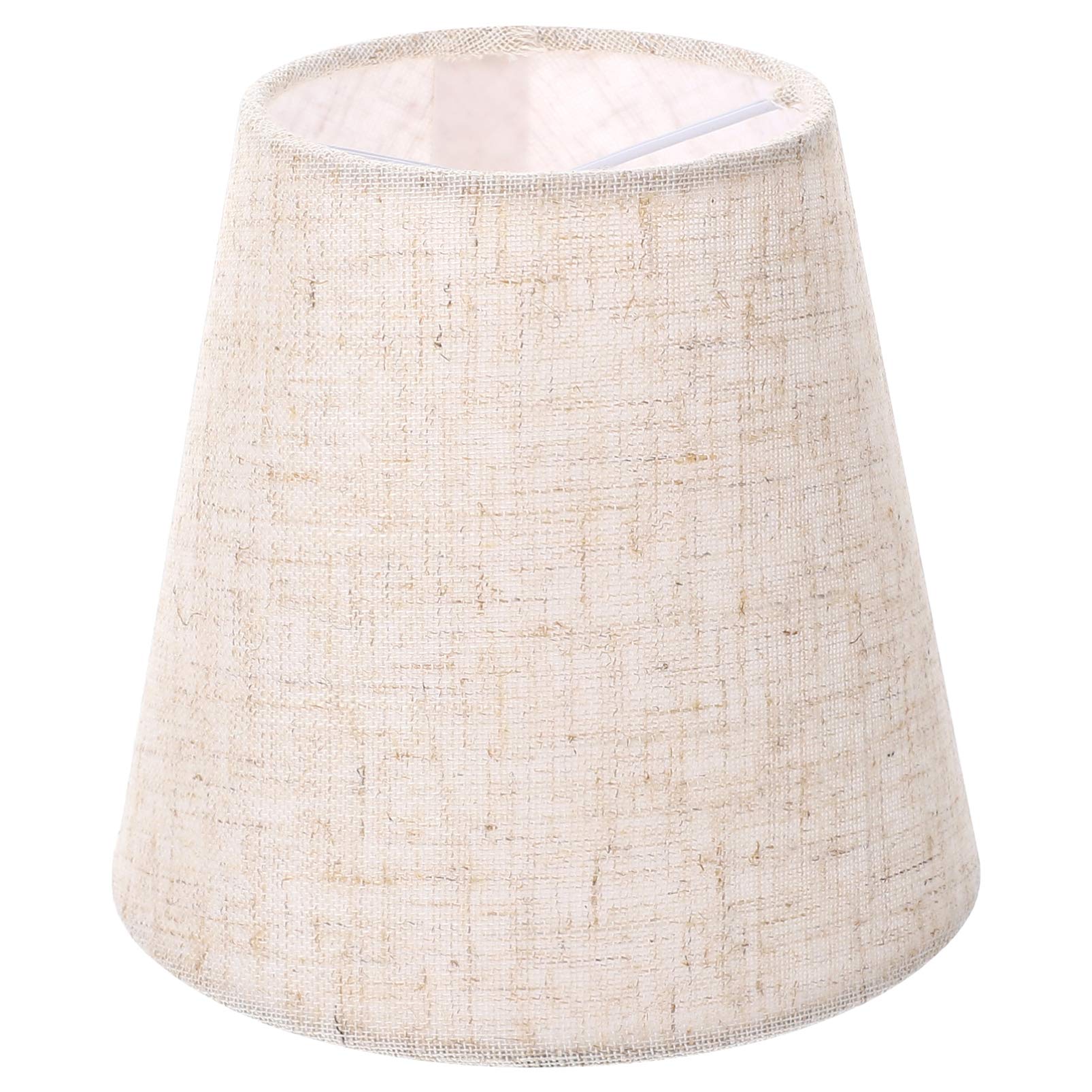 SHINEOFI Beige Cloth Lamp Shade for Vintage Lamps with Simple Style Prevents Light Too Bright and Protects Eyesight for Dining Room Decoration and Home Decoration